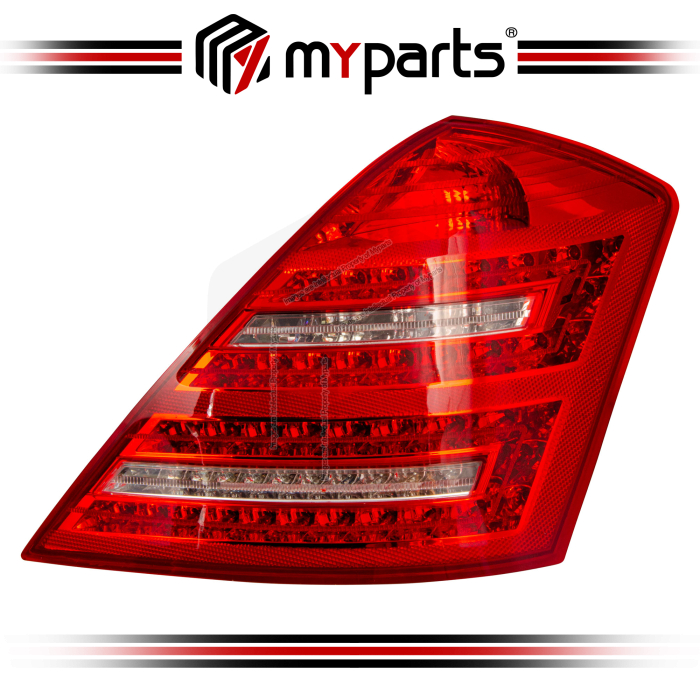 Myparts Mercedes Benz S-class W221 2009-2013 Tail Lamp Tail Light TailLamp Taillight Rear Lamp | RH RHS Right Hand Kanan (Driver Side)