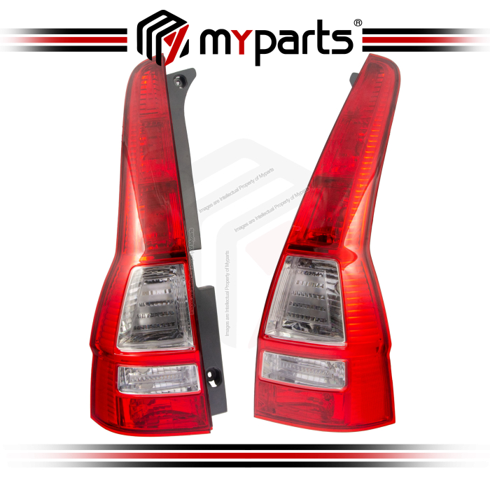Myparts Fits Honda CRV CR-V RE SUV 2007-2012 | Taillight Tail Light Rear Lamp | Pair LH Left Hand (Passenger) + RH Right Hand (Driver)