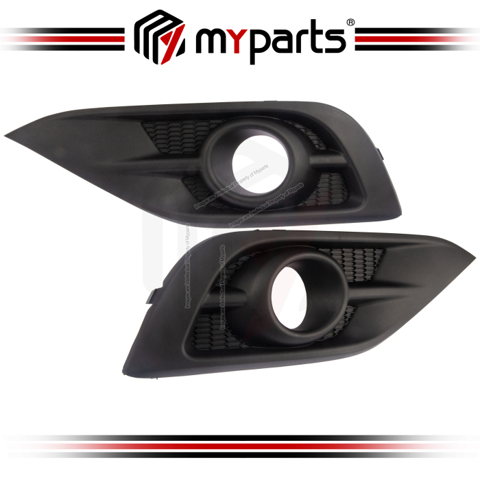 Myparts Fits Honda CRV CR-V RM TOA 2012-2014 Fog Lamp Cover (With Hole) | Set LH Left Hand+ RH Right Hand