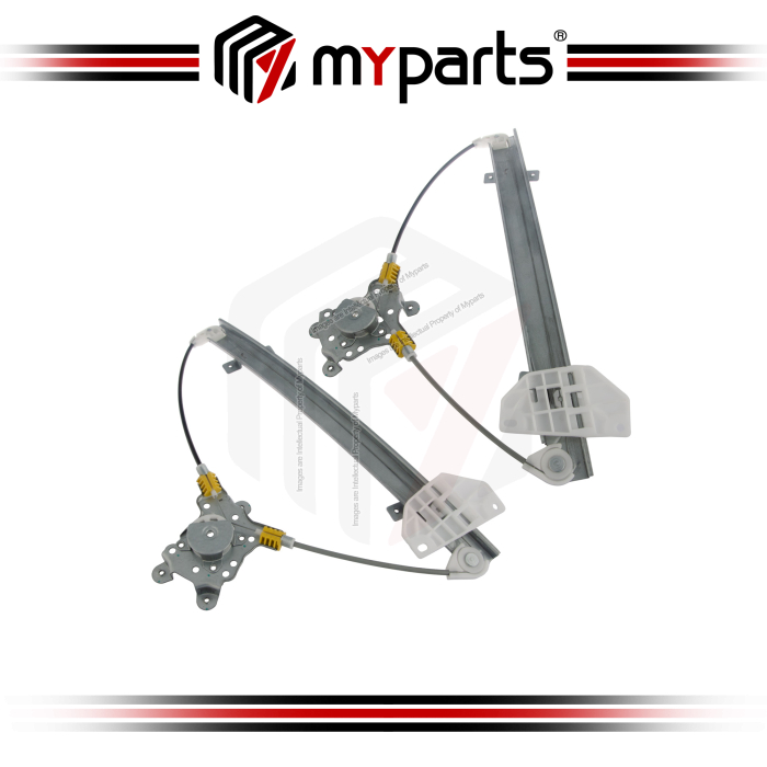 Myparts Fits Proton Wira Sedan 1993~2004 | FRONT Door Window Gear Regulator Door No Motor | Set Of LH LHS Left Hand + RH RHS Right Hand