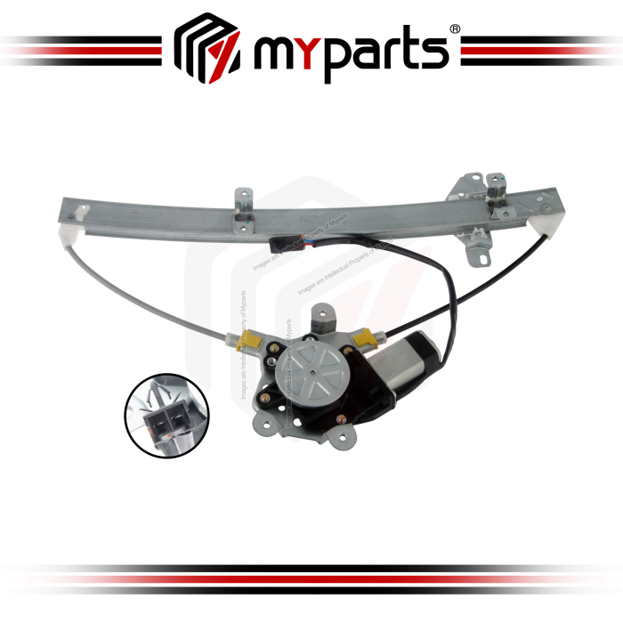 Myparts Fits Nissan Sentra N16 2000~2014 | FRONT Electric Power Door Window Regulator (With Motor) | LH LHS Left Hand (Passenger Side)