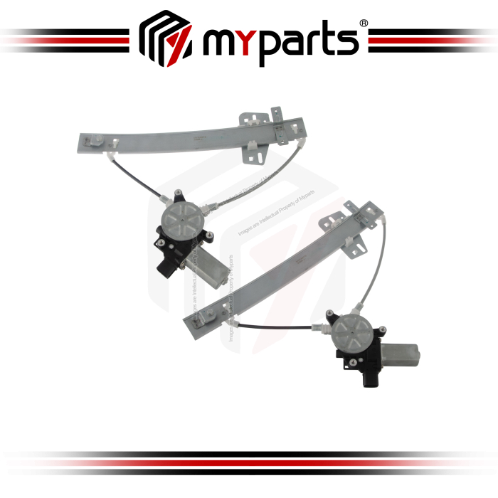 Fit Honda Accord CM SDA SDG Sedan 2002~2008 Rear Power Window Gear Regulator Door With Motor | Set Of LH LHS Left Hand + RH RHS Right Hand