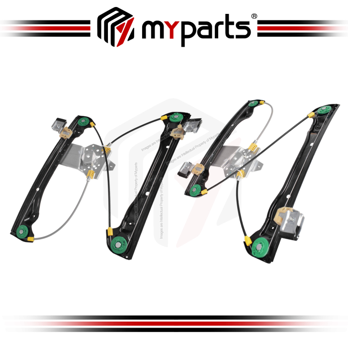 Myparts Fits Chevrolet Cruze JG JH 2010~2015 Sedan Hatch | FRONT Electric Power Door Window Regulator (No Motor) | Set Of LH LHS Left + RH RHS Right