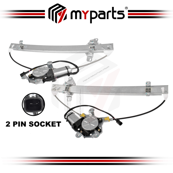 Door Window Regulator Front (With Motor) (Set LH+RH)