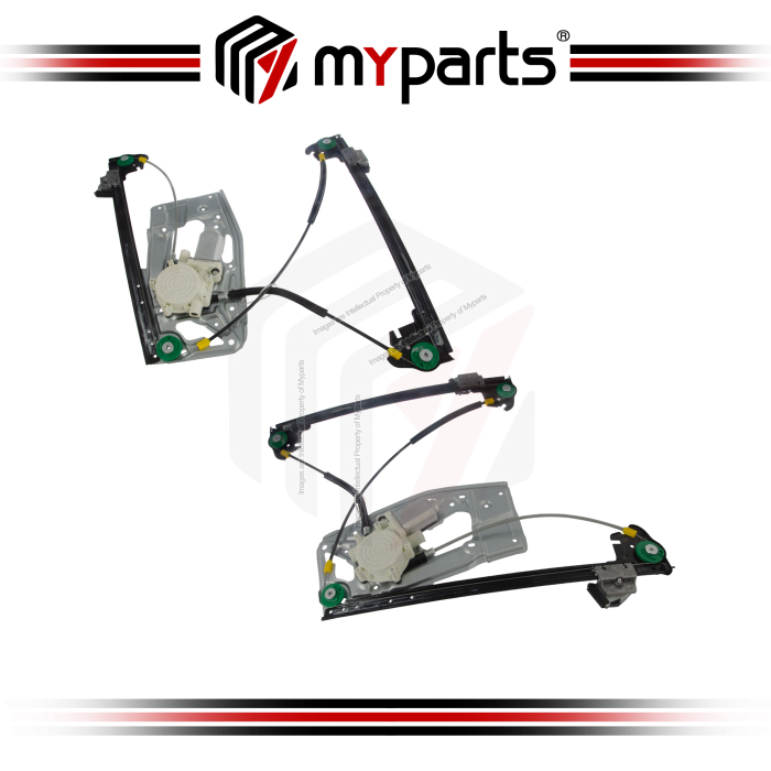 Window Regulator Front (With 2 Pins Motor) (Set LH+RH)