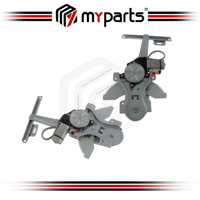 Myparts Fits Honda CRV CR-V RD 1996~2001 | Rear Electric Power Door Window Regulators (With Motor)| Set Of LH LHS Left Hand + RH RHS Right