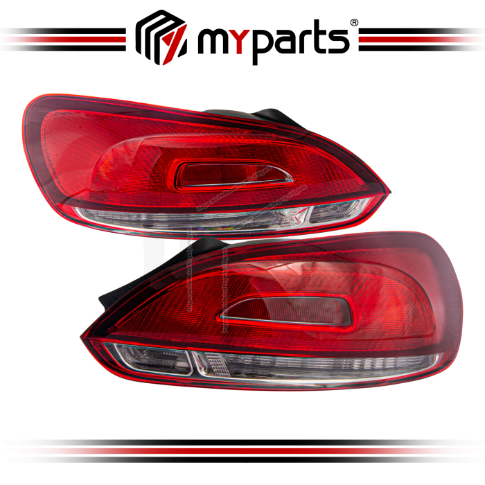 Tail Lamp 1.4 TSI / 2.0 TSI (Clear Red) (Set LH+RH)