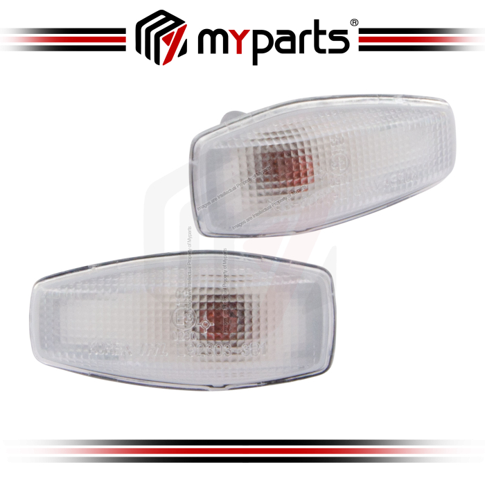 Fender Signal / Fender Side Light Lamp (Clear Lens) (Set LH+RH)