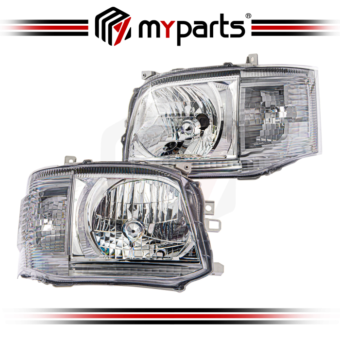 Head Lamp Chrome (China) (Set LH+RH)