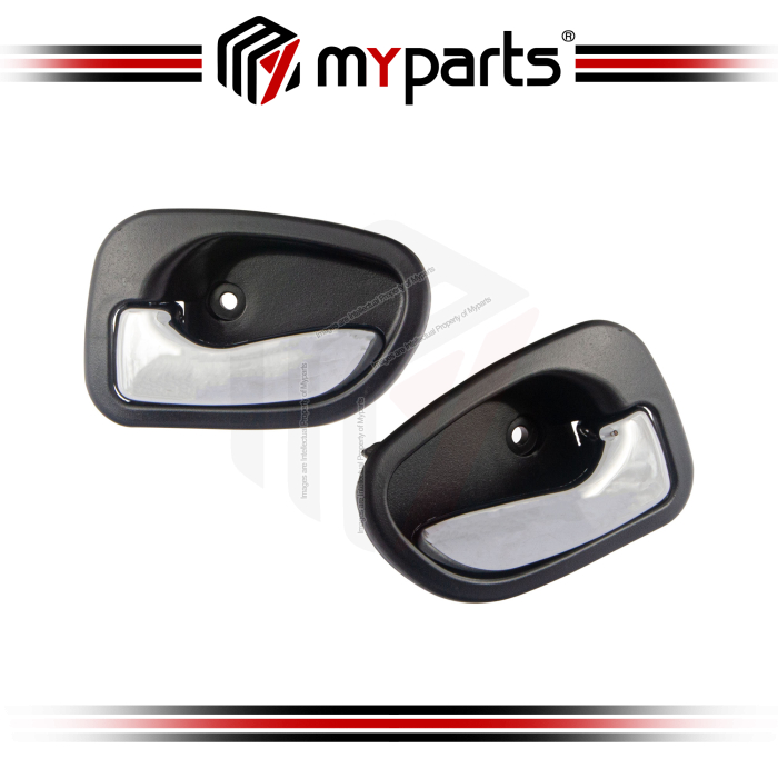 Door Handle Inner Rear (Chrome) (Set LH+RH)