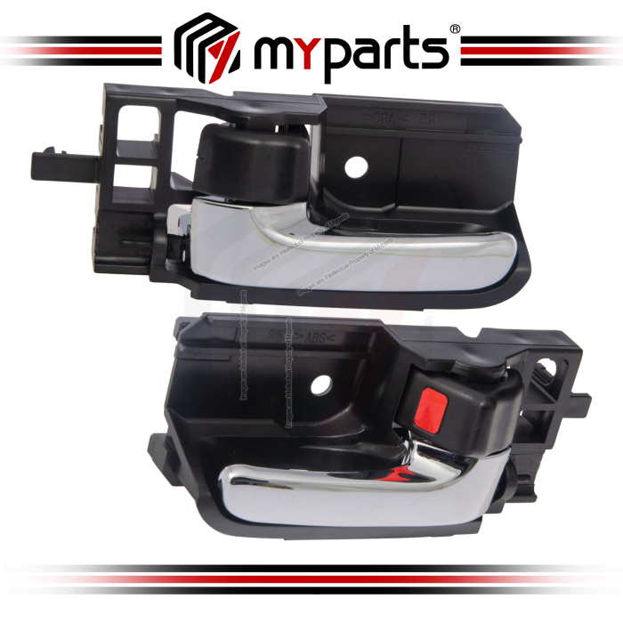 Handle Door Inner REAR (Chrome) (Set LH+RH)