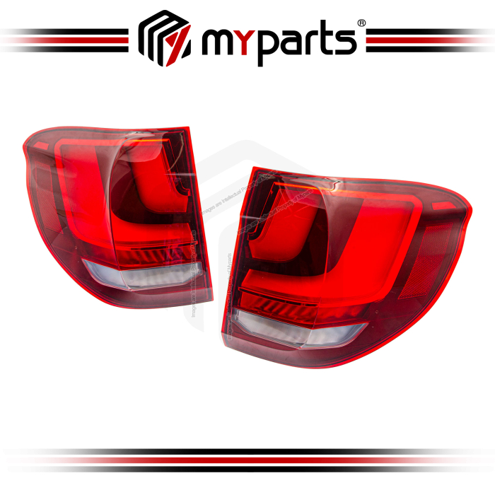 TYC Fits BMW X5 F15 / F85 X5 M 2013-2018 SUV | Outer Taillight Tail Light Rear Lamp (LED Type) | Pair LH Left (Passenger Side)+ RH Right (Driver Side)