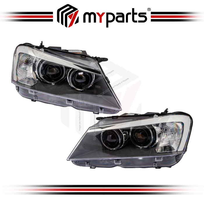 Head Light (With HID With LED) (Set LH+RH)