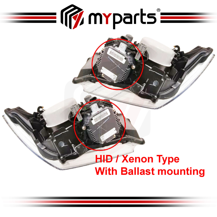 Head Light (HID Type) (TYC Taiwan) (Set LH+RH)