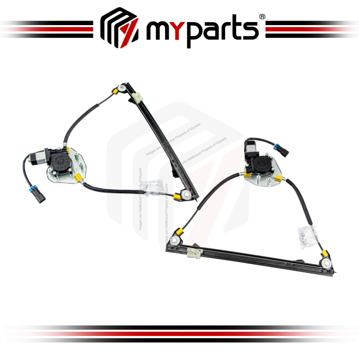 Front Door Window Regulator (Electric With Motor) (Set LH+RH)