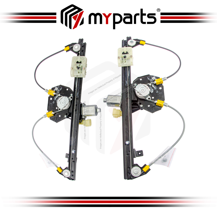 Door Window Regulator Rear 5 Door (With Motor) (Set LH+RH)