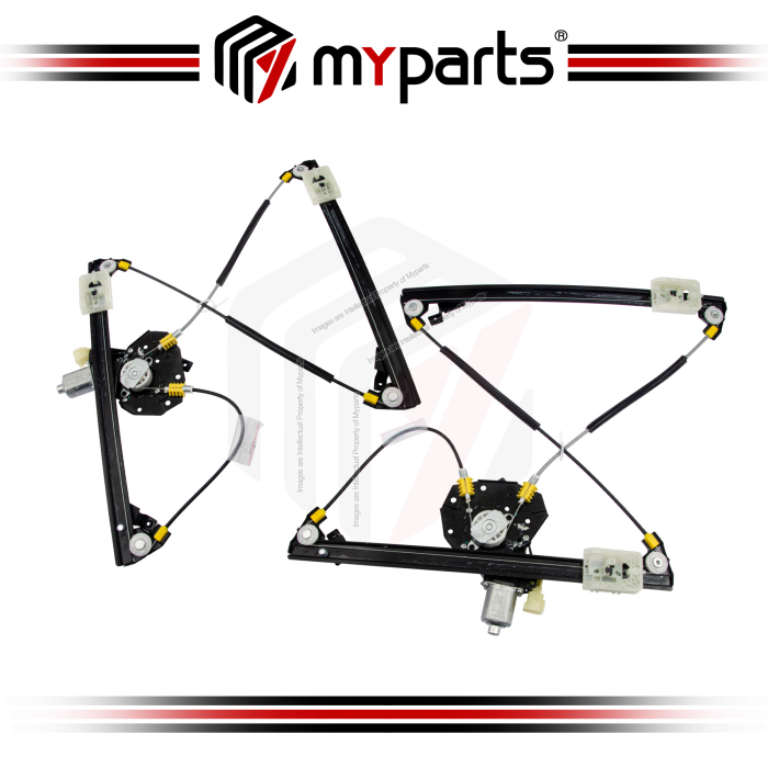 Door Window Regulator Front 5 Door (With Motor) (Set LH+RH)