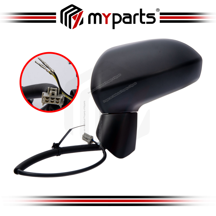 Side Door Mirror (Power, Convex, With Auto Flip)