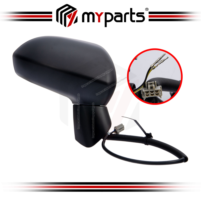 Side Door Mirror (Power, Convex, With Auto Flip)