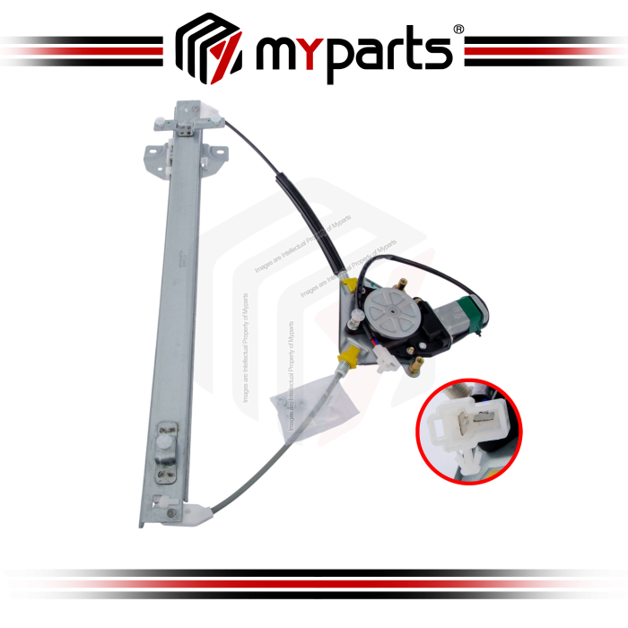 Door Window Regulator Front (4 Door) (With Motor)
