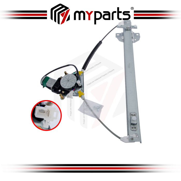 Door Window Regulator Front (4 Door) (With Motor)