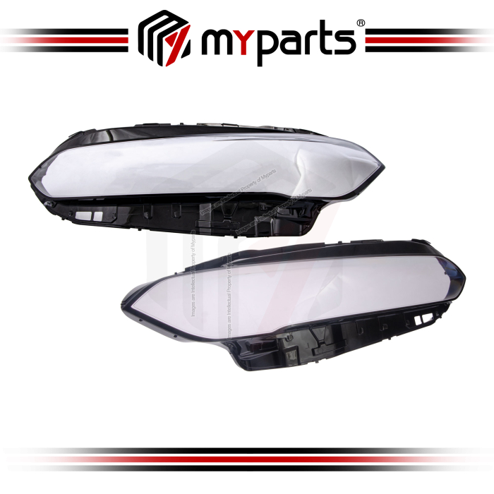 Head Lamp Lens Cover (China) (Set LH+RH)