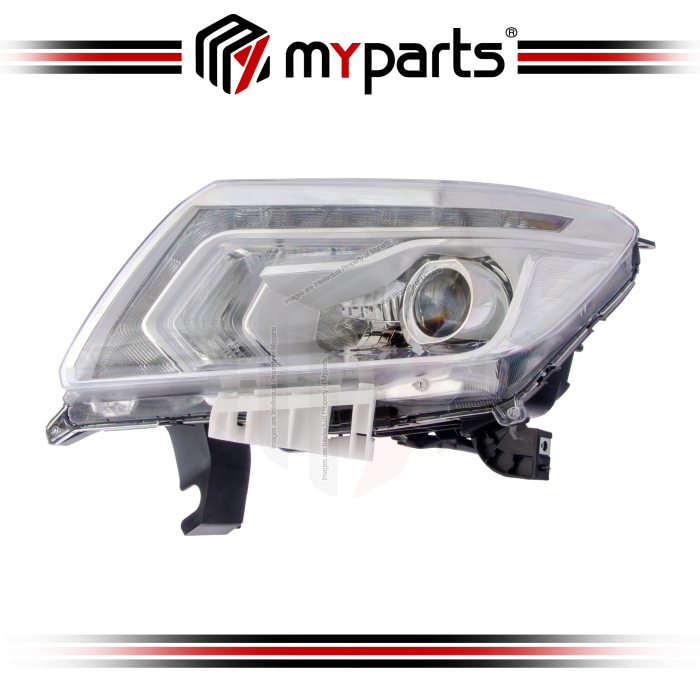 Head Light With LED (Electric Adjust, Chrome)