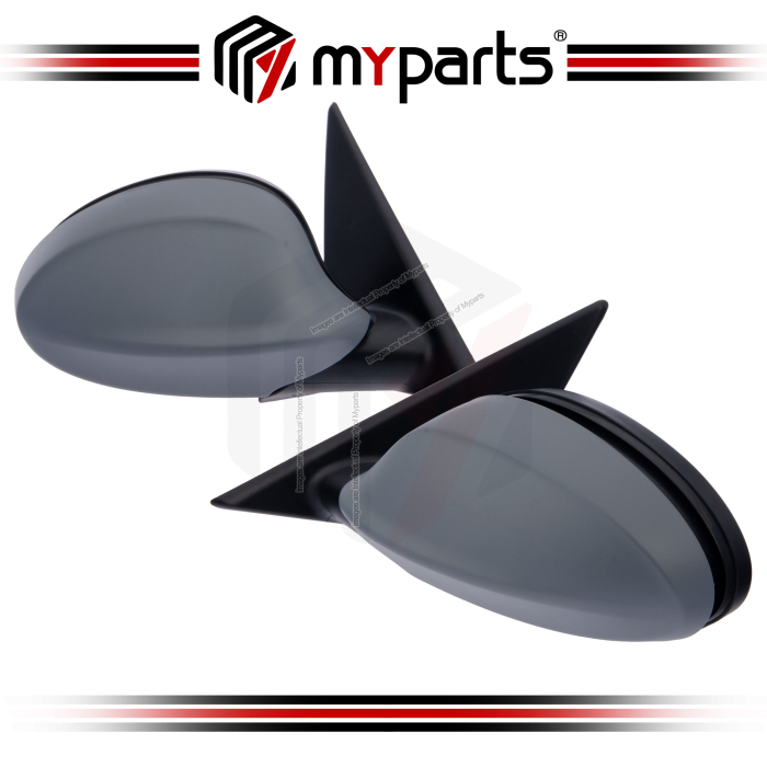 Myparts BMW 3 Series E90 E91 2005-2008 | Eletric Power Heated Side Door Mirror Assembly | Set LH LHS Left Hand + RH RHS Right Hand