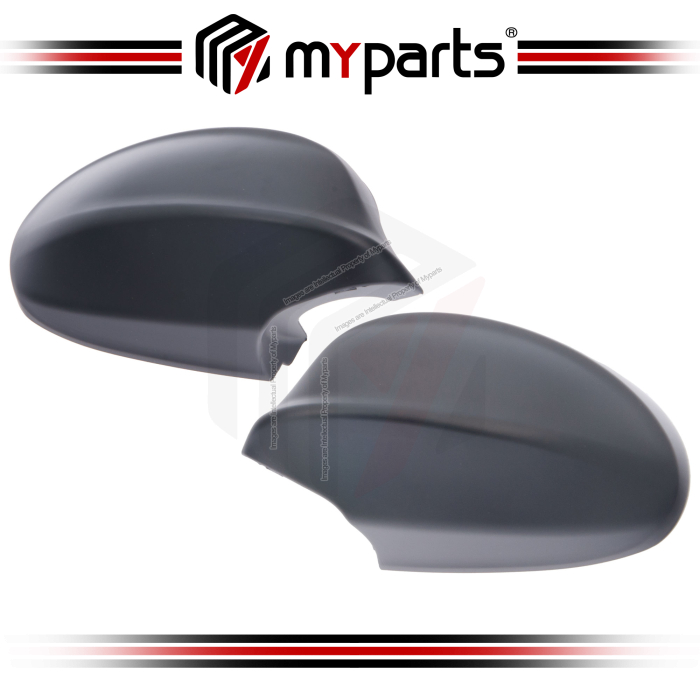 Side Door Mirror Cover (Black) (Set LH+RH)