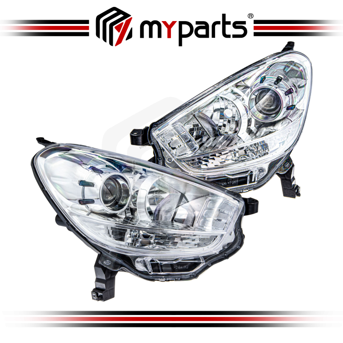 Head Light (Chrome) (Set LH+RH)