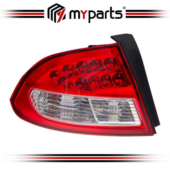 Tail Light Red And Clear Lens