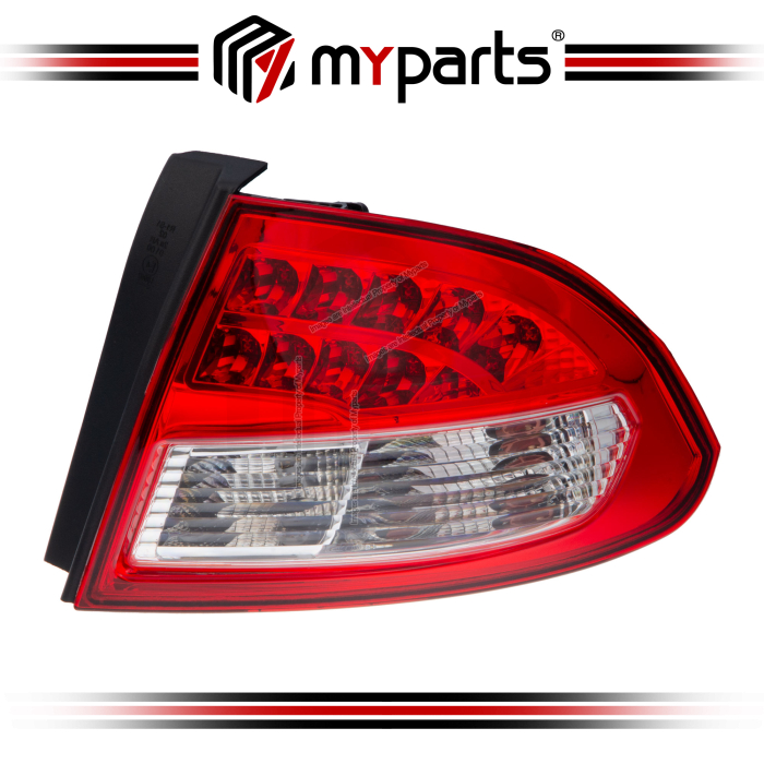 Tail Light Red And Clear Lens