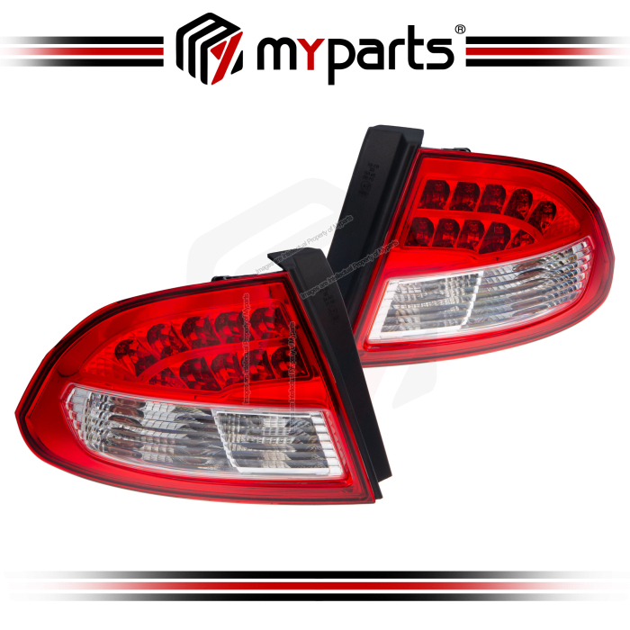 TYC Fits Proton Saga FL / FLX 2011-2016 | Taillight Tail Light Rearlamp Rear Lamp Light | Set of LH Left Hand (Passenger) + RH Right Hand (Driver)