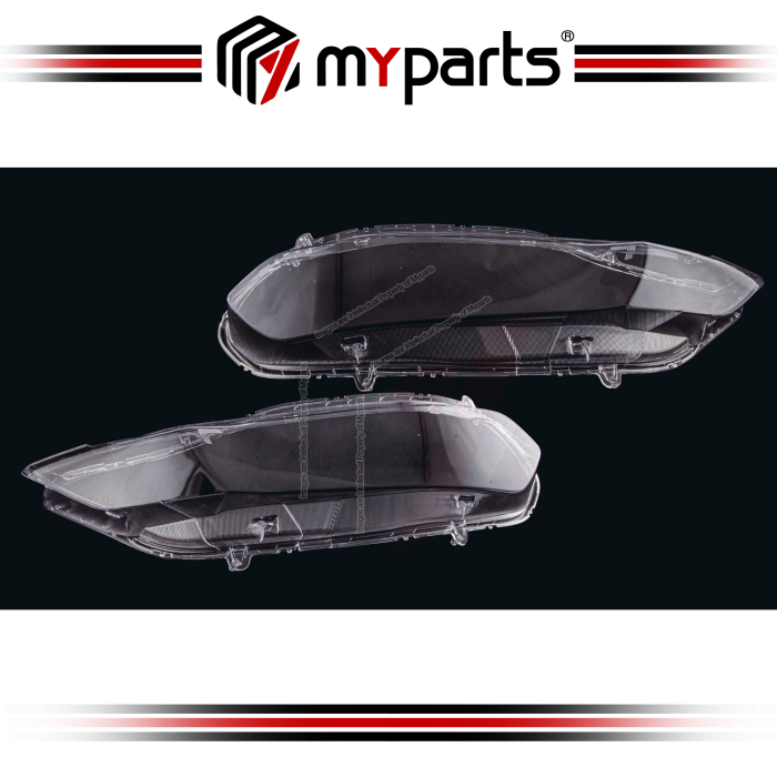 Myparts Fits Honda Accord TVA CR Series 2019~2022 Head Lamp Head Light Cover Lens | Set LH Left Hand Side + RH Right Hand Side