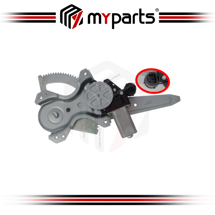 Door Window Regulator Rear (With Motor)
