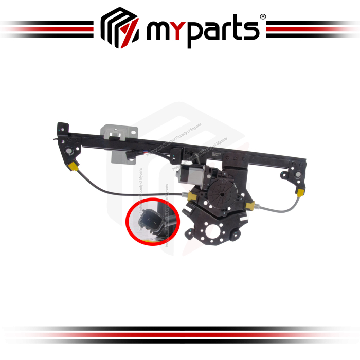 Door Window Regulator Rear (With Motor)