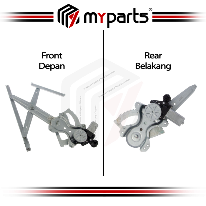 Door Window Regulator Front/Rear (With 2/6 Pins Motor) (VAR)