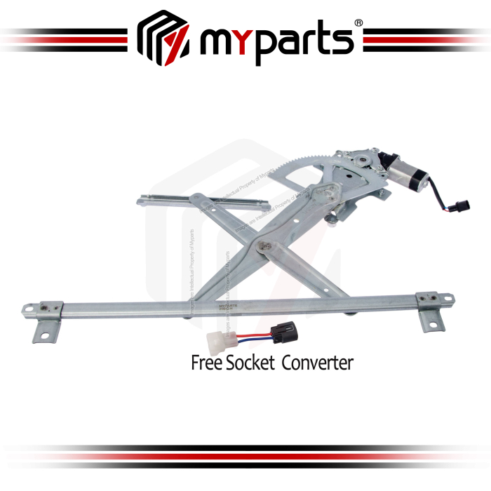 Door Window Regulator Front (With Motor)
