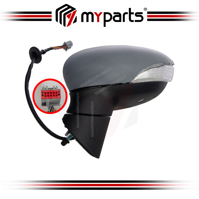 Side Door Mirror (With Lamp, Auto Flip, Puddle Lamp)