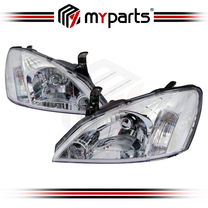 Head Light (Chrome) (Set LH+RH)