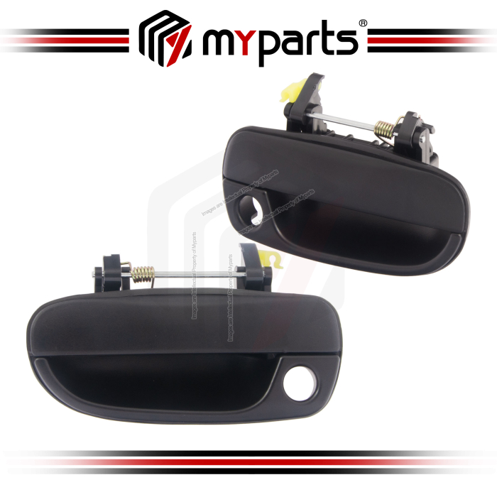 Door Handle Outer Black (FRONT) (Set LH+RH)