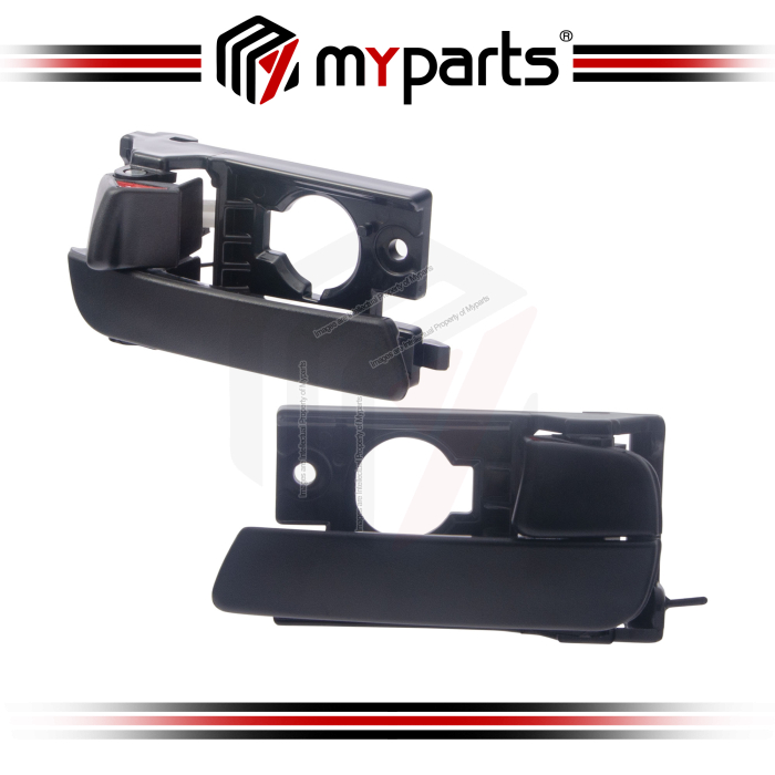 Door Handle Inner Black (REAR) (Set LH+RH)