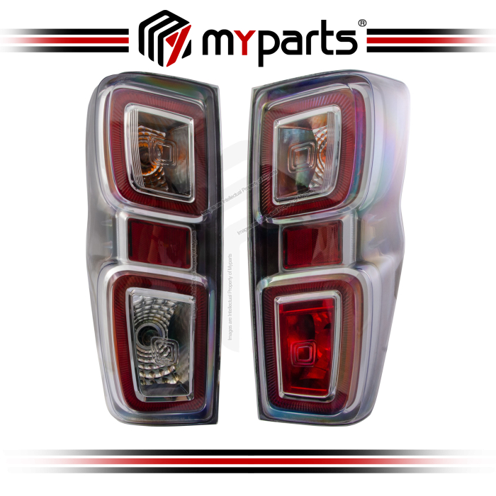 Tail Lamp (LED Spec Silver Bezel) (Set LH+RH)