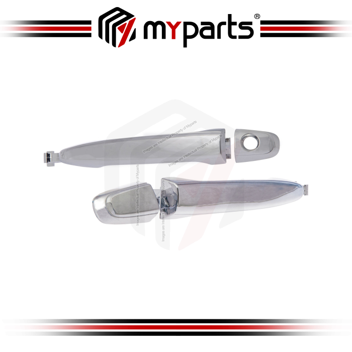 Handle Door Outer FRONT (Chrome) (Set LH+RH)