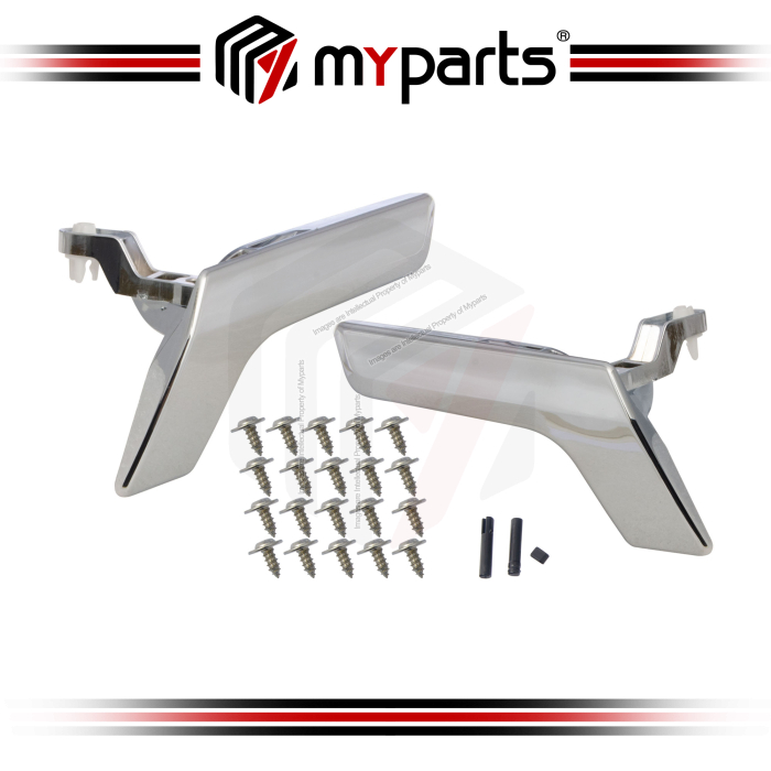 Door Handle Inner REAR (Chrome) (Set LH+RH)