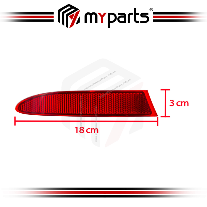 Bumper Reflector Rear