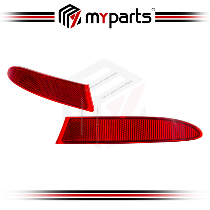 Bumper Reflector Rear (Set LH+RH)