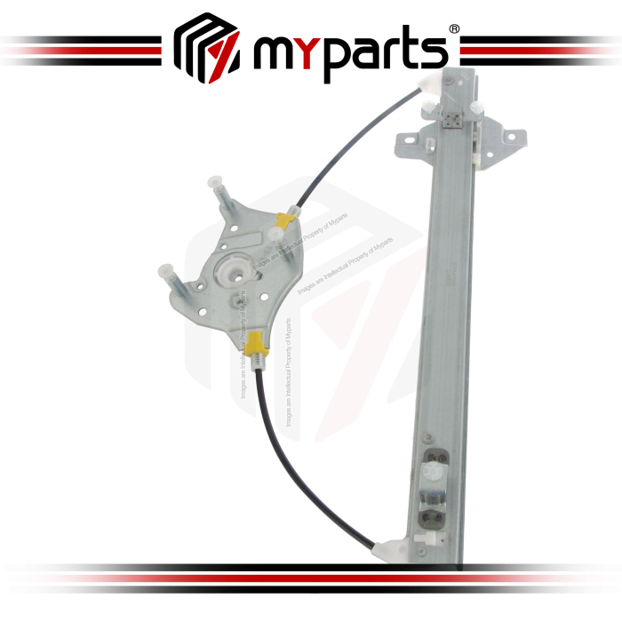 Myparts Fits Hyundai Accent 4 Door Sedan 2000~2006 | REAR Electric Power Window Regulator (No Motor) | RH Right Hand (Driver Side)