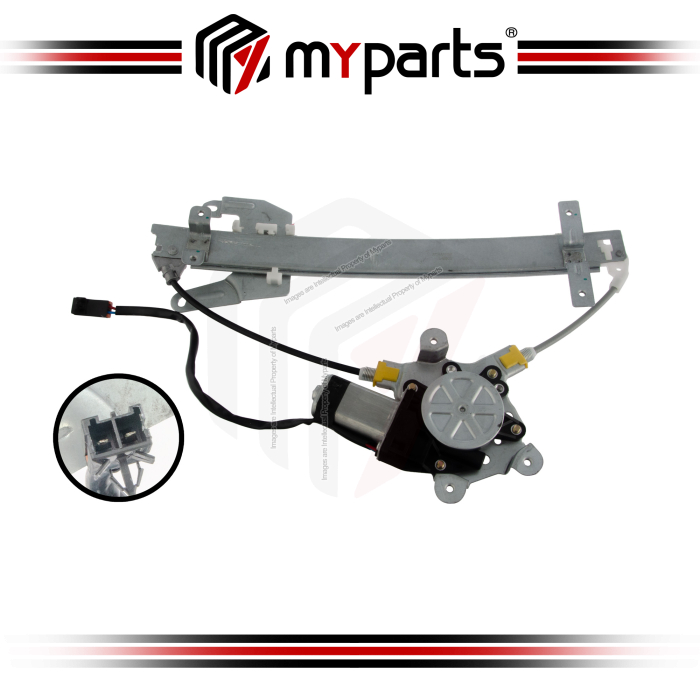 Myparts Fits Nissan Sentra B14 1994~2000 | REAR Electric Power Door Window Regulator (With Motor) | RH RHS Right Hand (Driver Side)