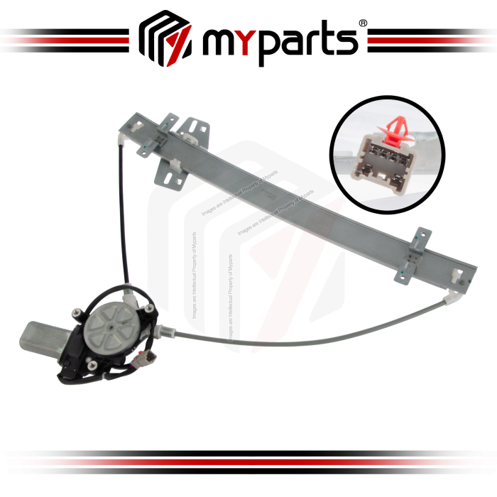 Myparts Fits Honda CRV CR-V RD S9A 2001~2006 | Front Electric Power Door Window Regulators (With 6 Pins Motor)| RH RHS Right Hand (Driver)